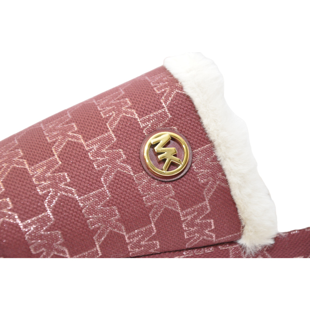 Michael Kors Alexis Closed Toe Outline Jacquard Slipper Mulberry 5 Nib - Picture 8 of 8